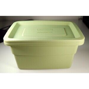 Vintage Rubbermaid Roughneck Rough Tote Green Storage Container 1 Gallon